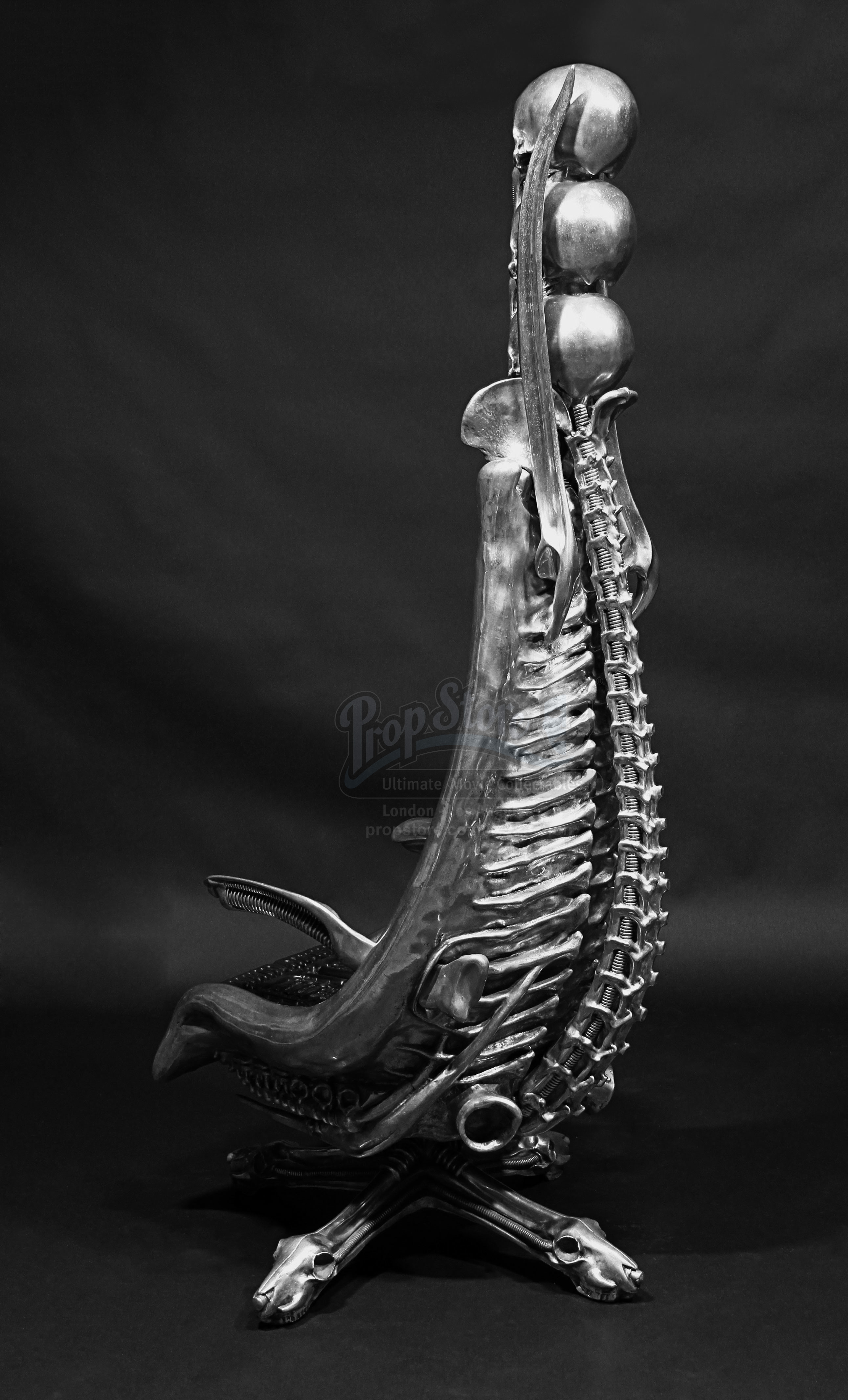 H R Giger Giger Owned Aluminium Harkonnen Capo Chair