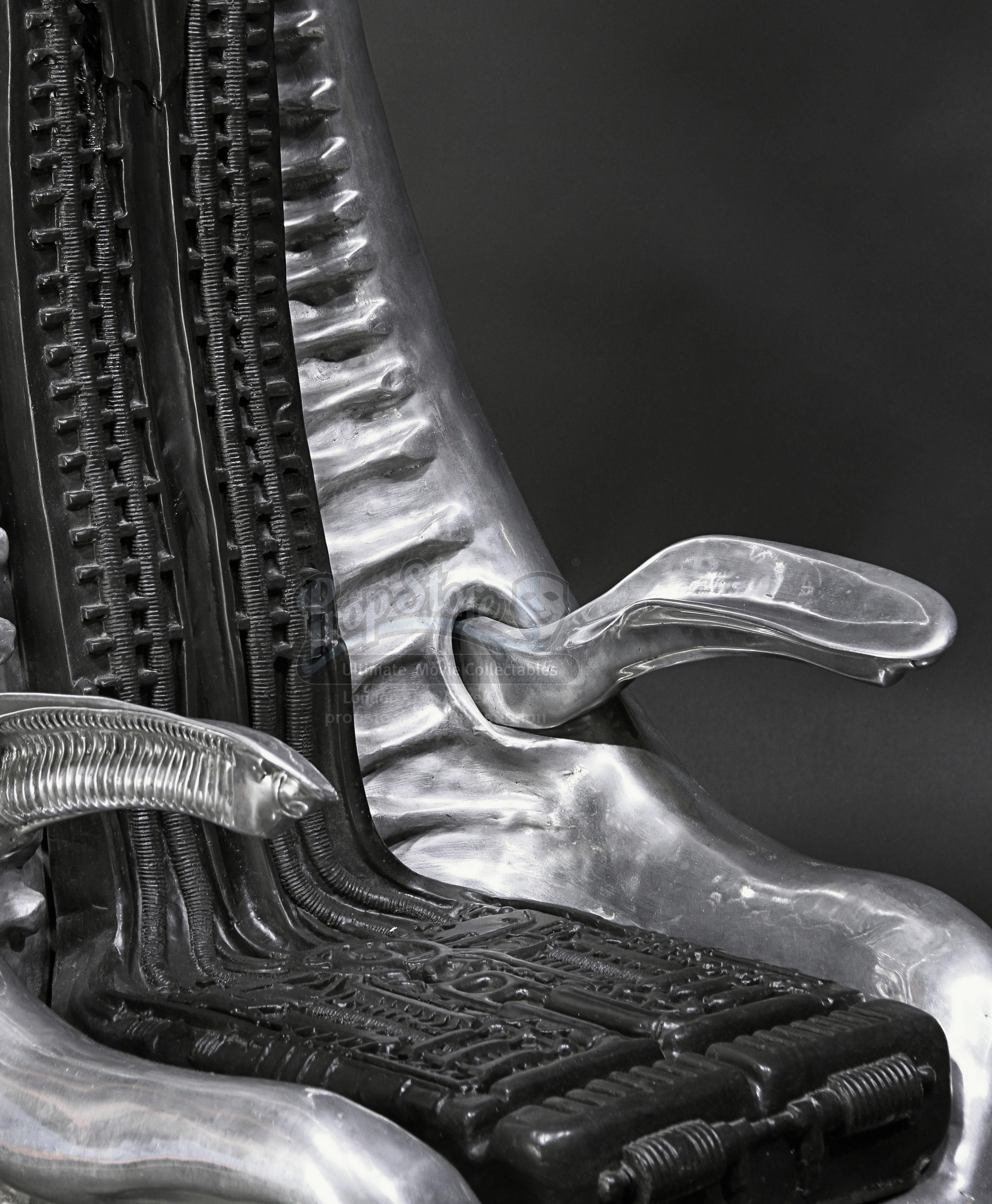 Giger-Owned Aluminium Harkonnen "Capo" Chair H.R. GIGER. 