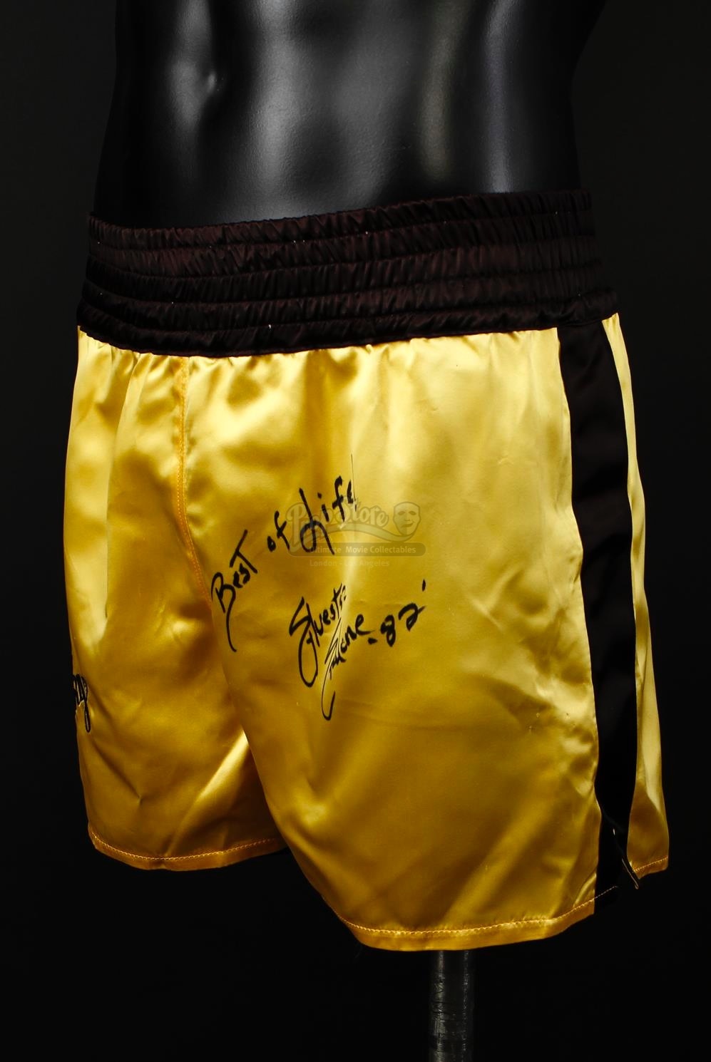 ROCKY III (1982) Rocky Balboa's ( Sylvester Stallone) Autographed Boxing Shorts Current