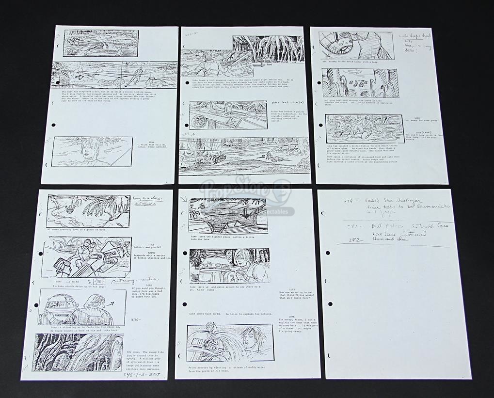 star wars original storyboard for sale