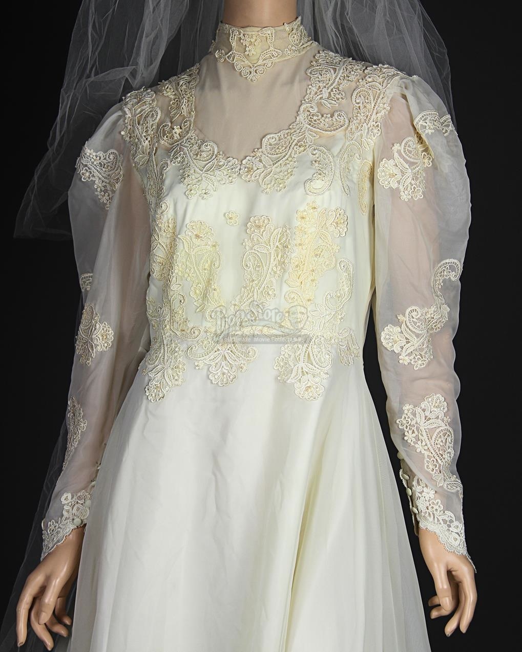 BEETLEJUICE 1988 Barbara Maitland s Geena Davis Wedding Dress Current Price 2000