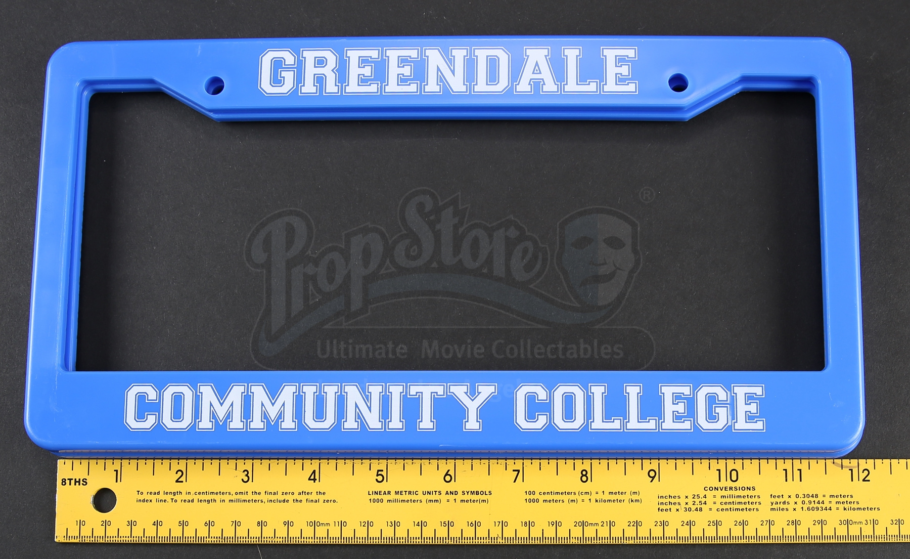 Various Episodes Greendale License Plate Holder Current price 500