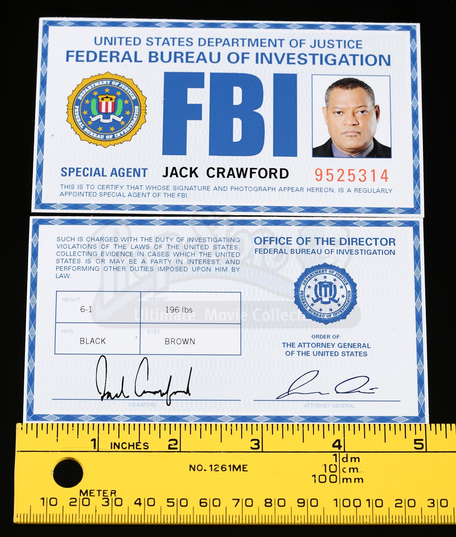 HANNIBAL - Jack Crawford’s (Laurence Fishburne) FBI ID Cards - Current ...