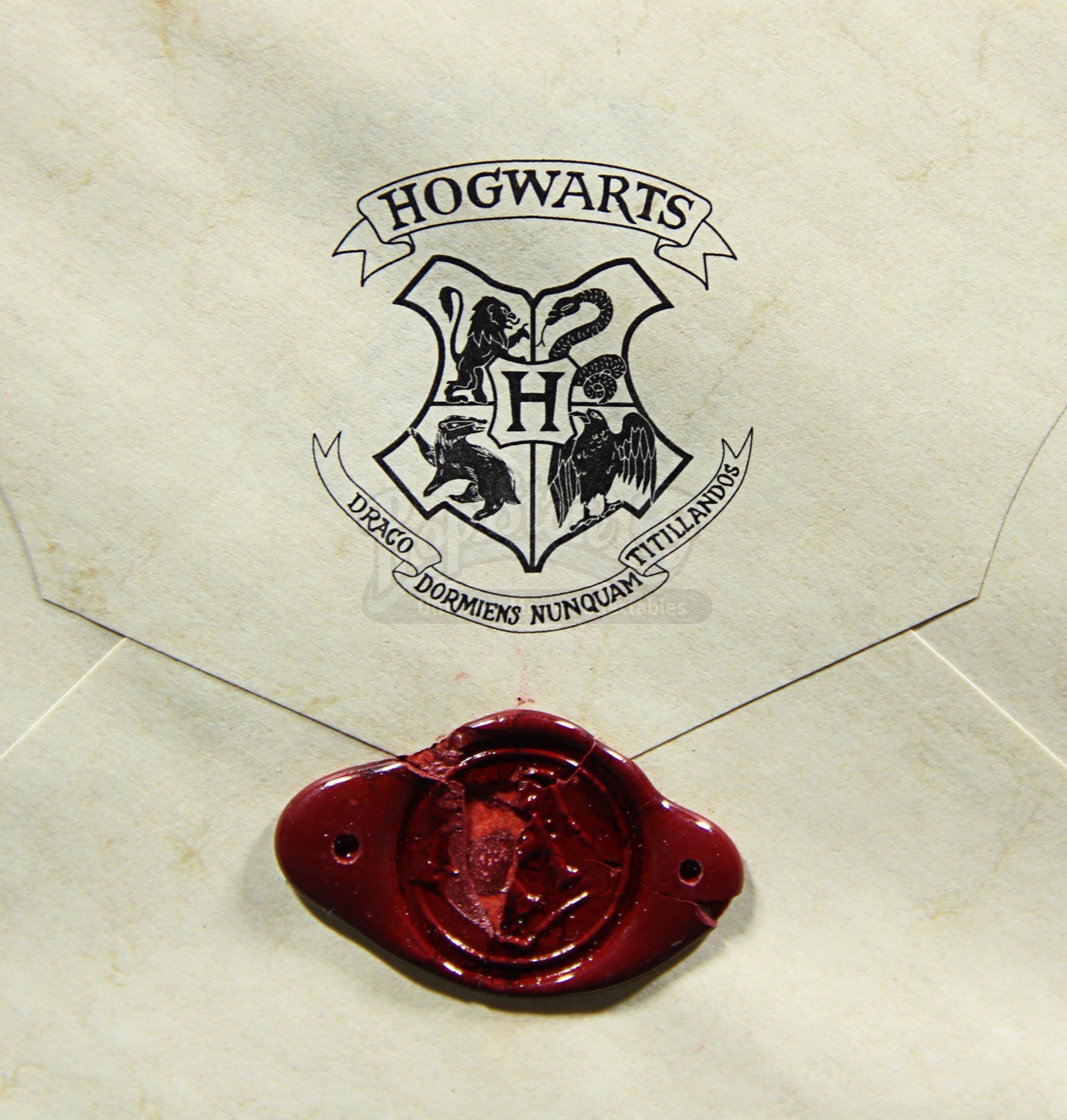 Harry Potter Hogwarts Envelope