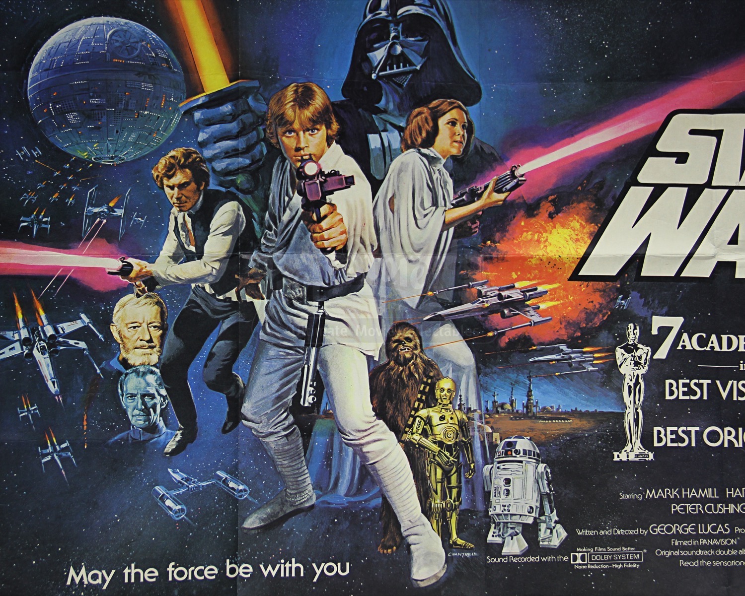 STAR WARS A NEW HOPE (1977) U.K. Quad Poster Current price £800