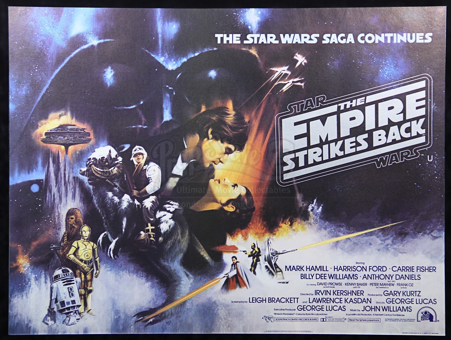 STAR WARS: THE EMPIRE STRIKES BACK (1980) - Style "A" U.K. Quad Poster