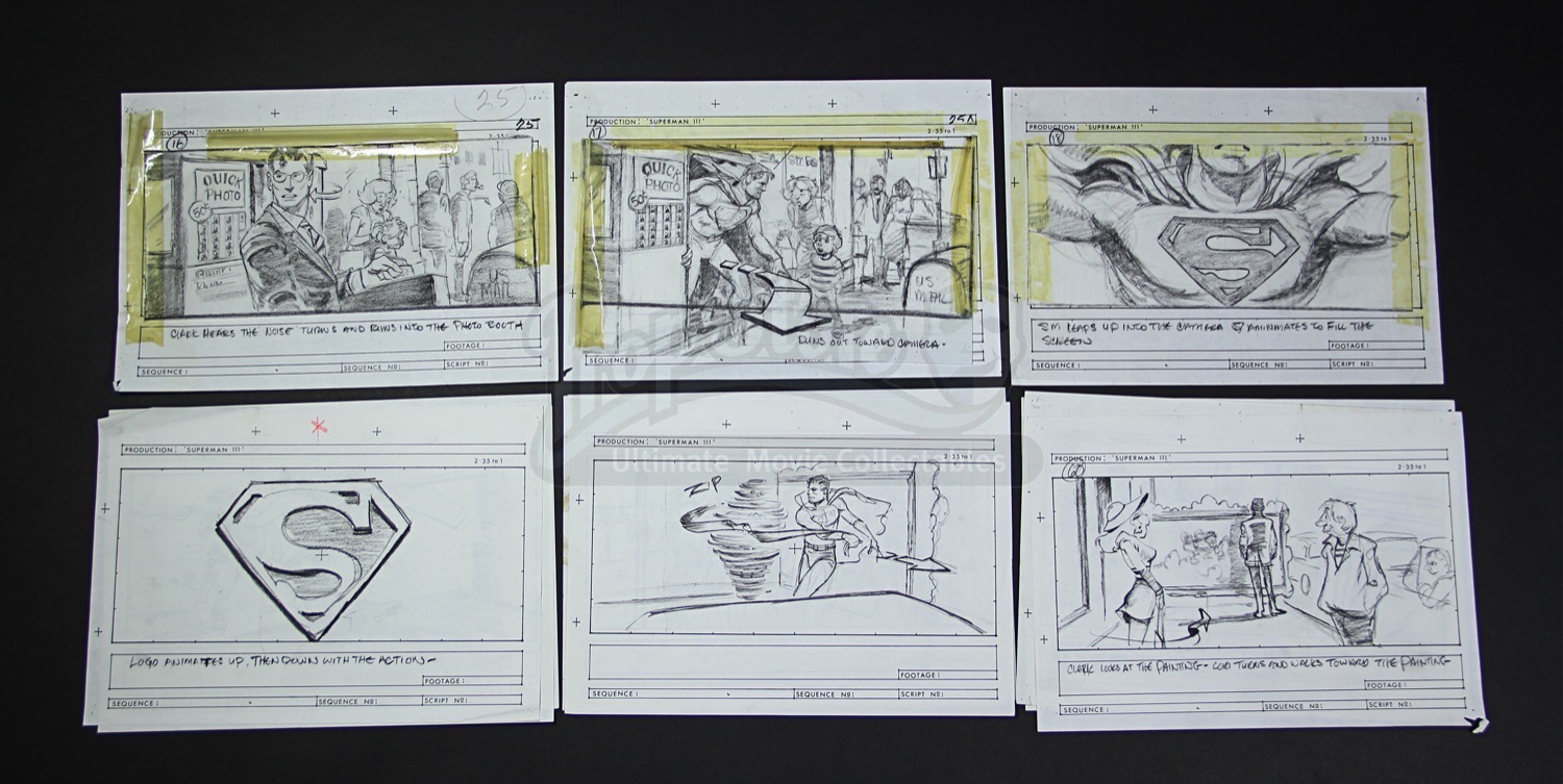 Hand-Drawn Pencil Storyboards