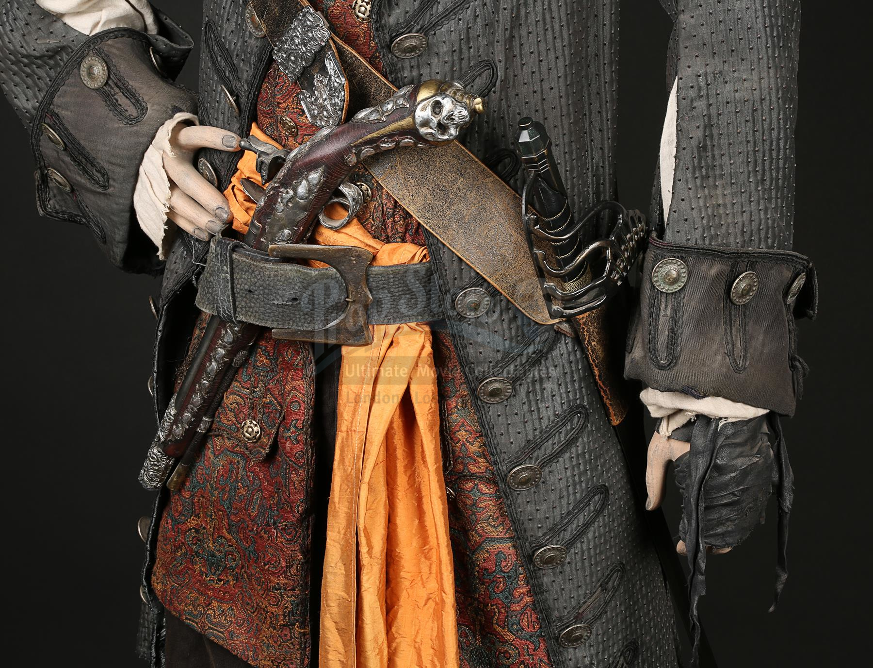 Captain Hector Barbossa's (Geoffrey Rush) costume from Gore... 