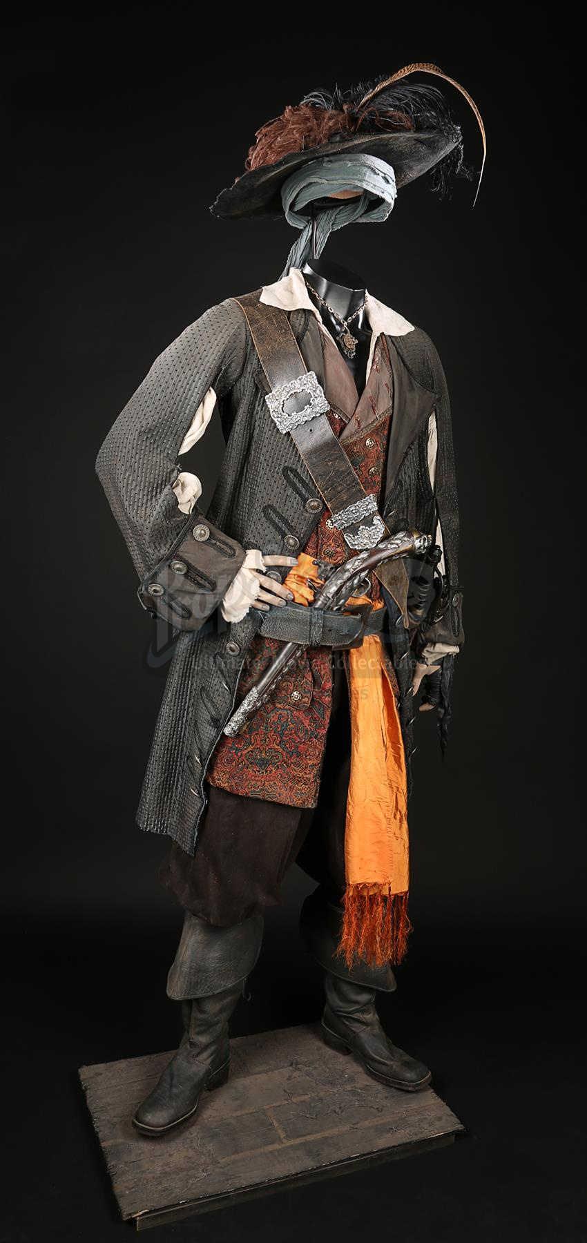 Captain Hector Barbossa's (Geoffrey Rush) costume from Gore... 