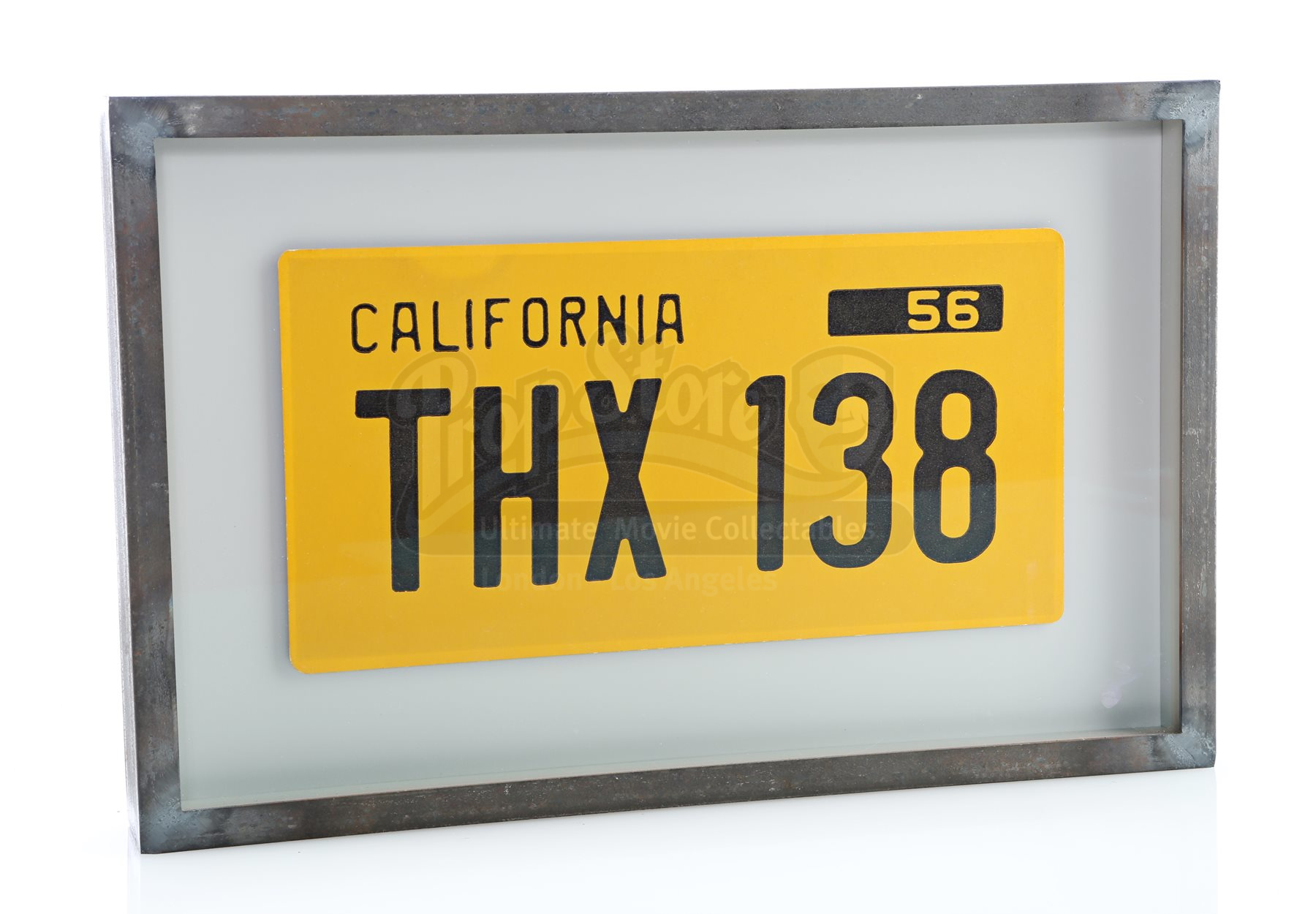 American Graffiti THX 138 Metal Stamped License Plate