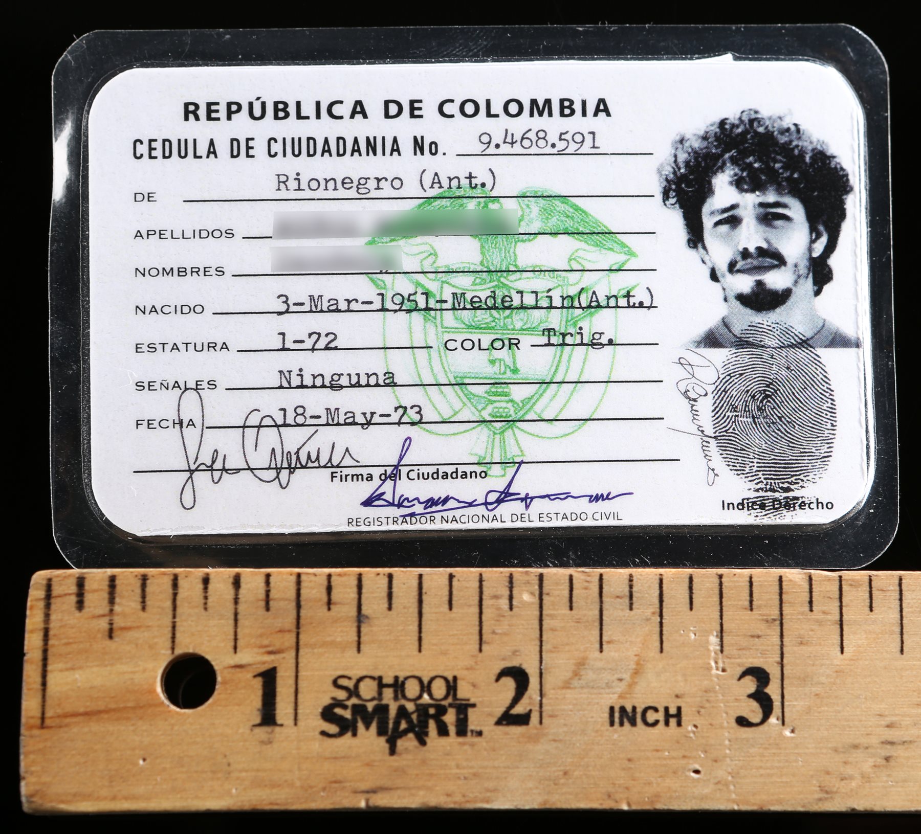 Seasons 1 & 2 Various EpisodesLa Quica’s (Diego Cataño) Columbian ID