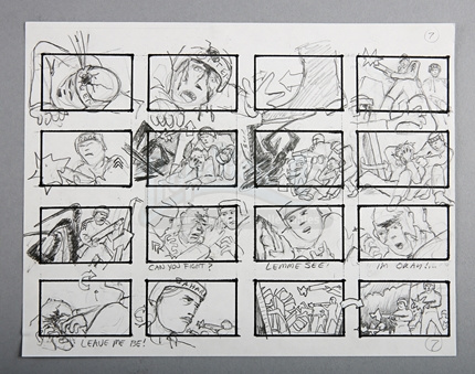 STARSHIP TROOPERS 2: HERO OF THE FEDERATION - Hand-Drawn Storyboard ...