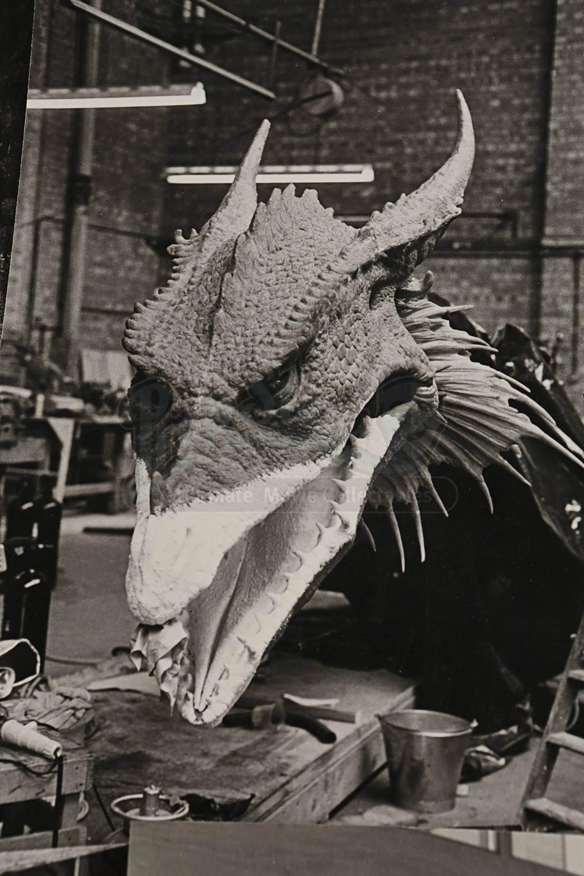 Dragonslayer Vermithrax Head Restoration & Display » Tom Spina Designs