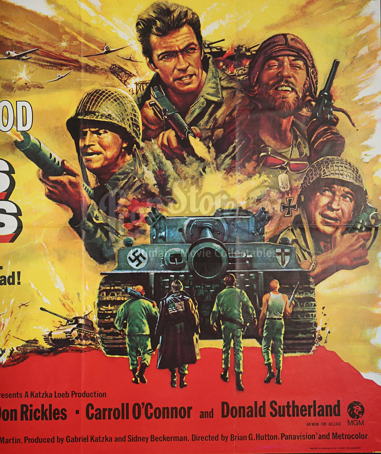 KELLY'S HEROES (1970) - UK Quad Poster (1970) - Current price: £225