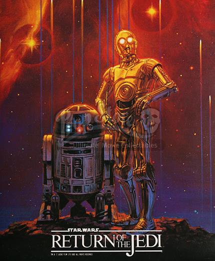 STAR WARS: RETURN OF THE JEDI (1983) - Japanese B2 "Starfall" Poster ...