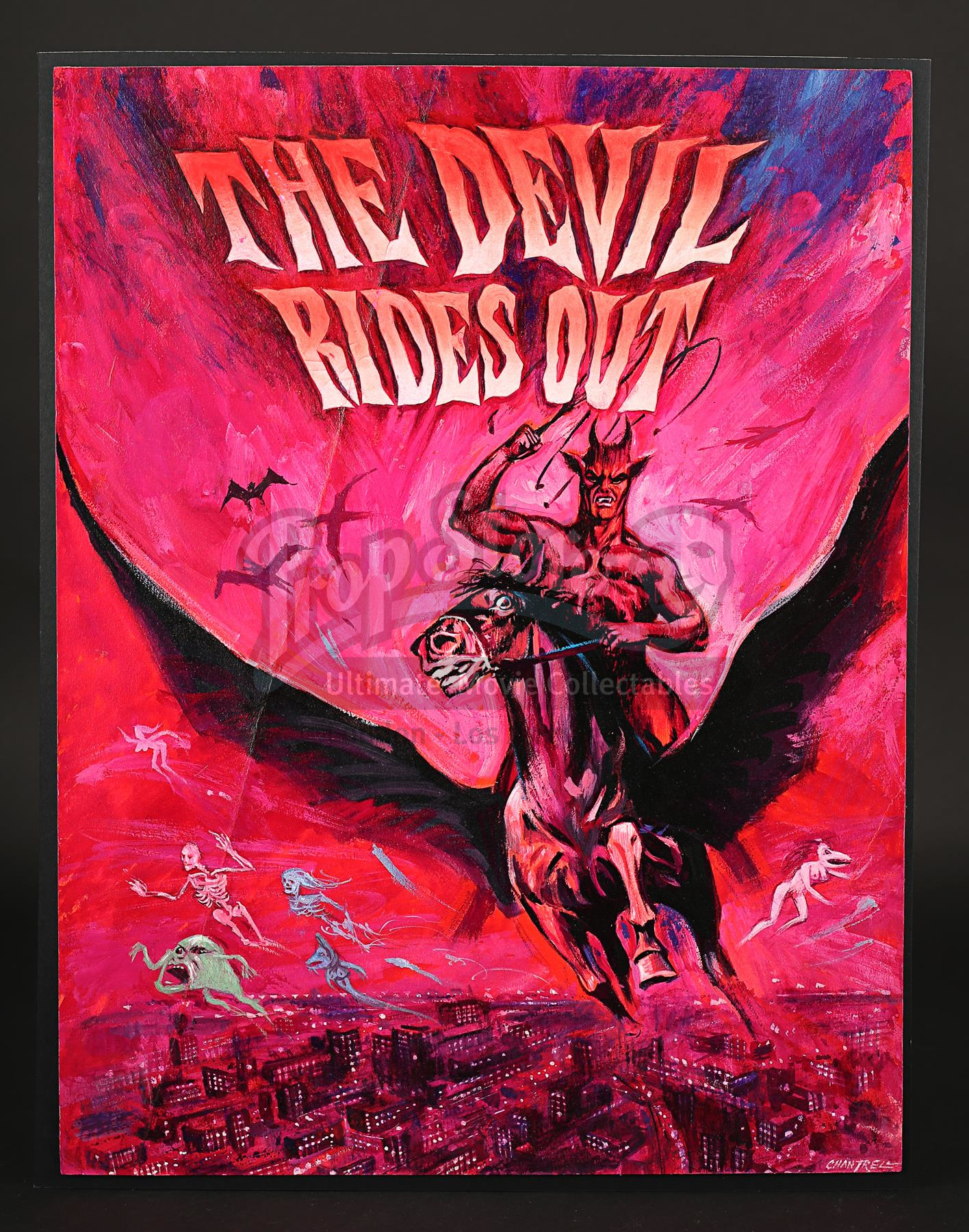 THE DEVIL RIDES OUT 1968 Prototype Artwork 1968 Current Price THE DEVIL RIDES OUT 1968 Prototype Artwork 1968 Current Price