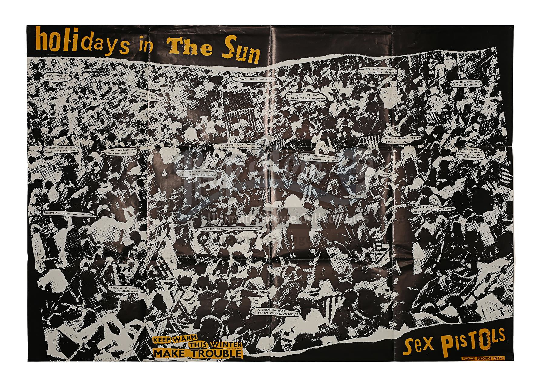 Sex Pistols Holidays In The Sun 1977 Sex Pistols