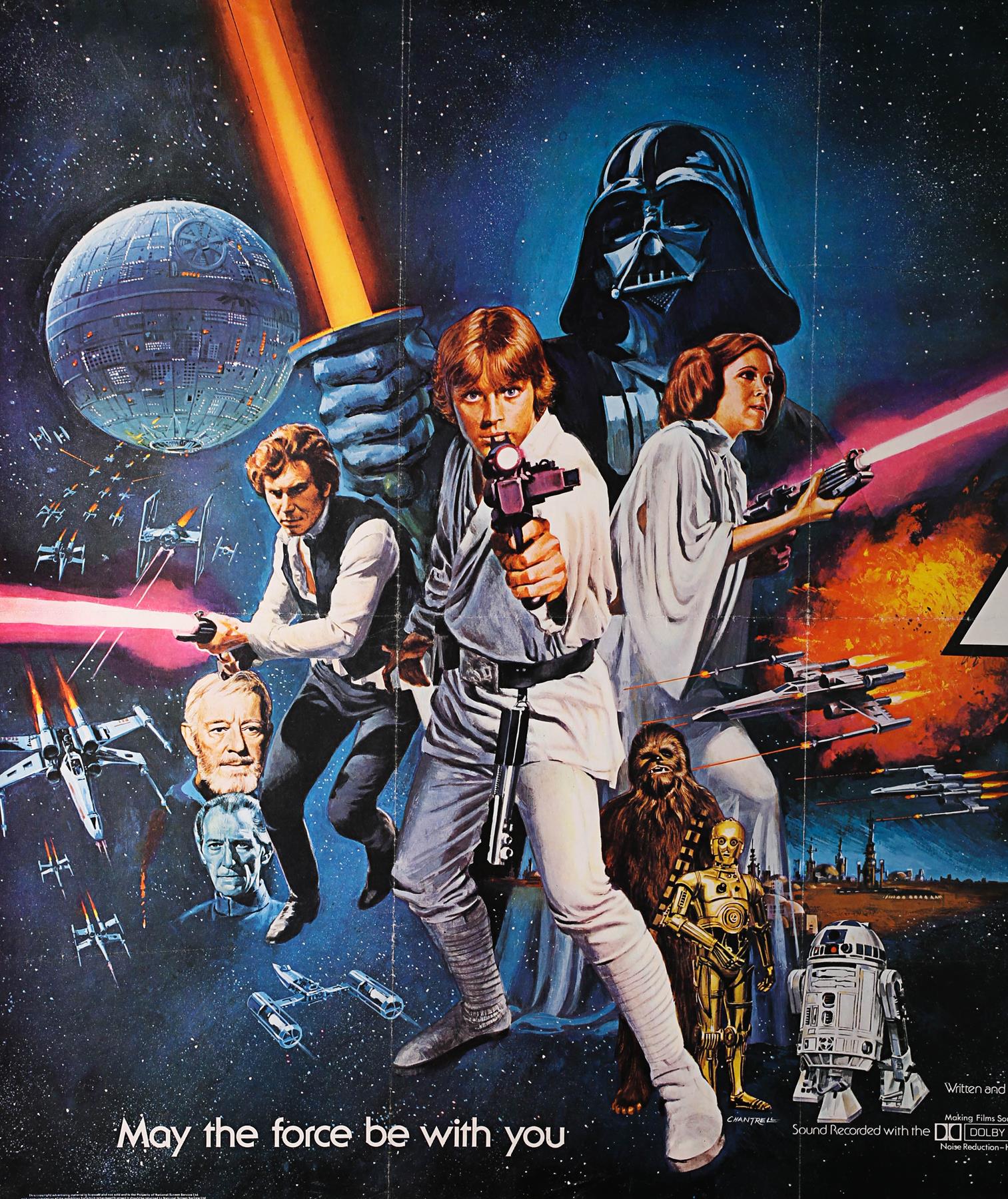 Star Wars Episode Iv A New Hope 1977 Uk Quad Non Oscars® Poster