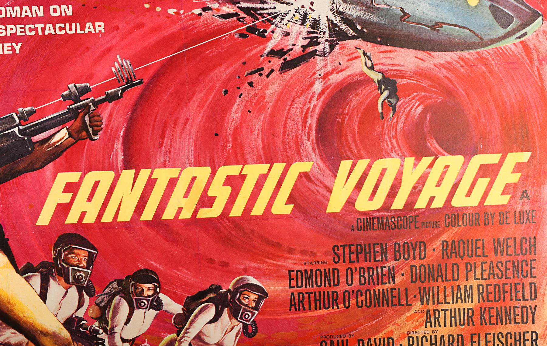 FANTASTIC VOYAGE 1966 UK Quad Poster Current Price 700 FANTASTIC VOYAGE 1966 UK Quad Poster Current Price 700