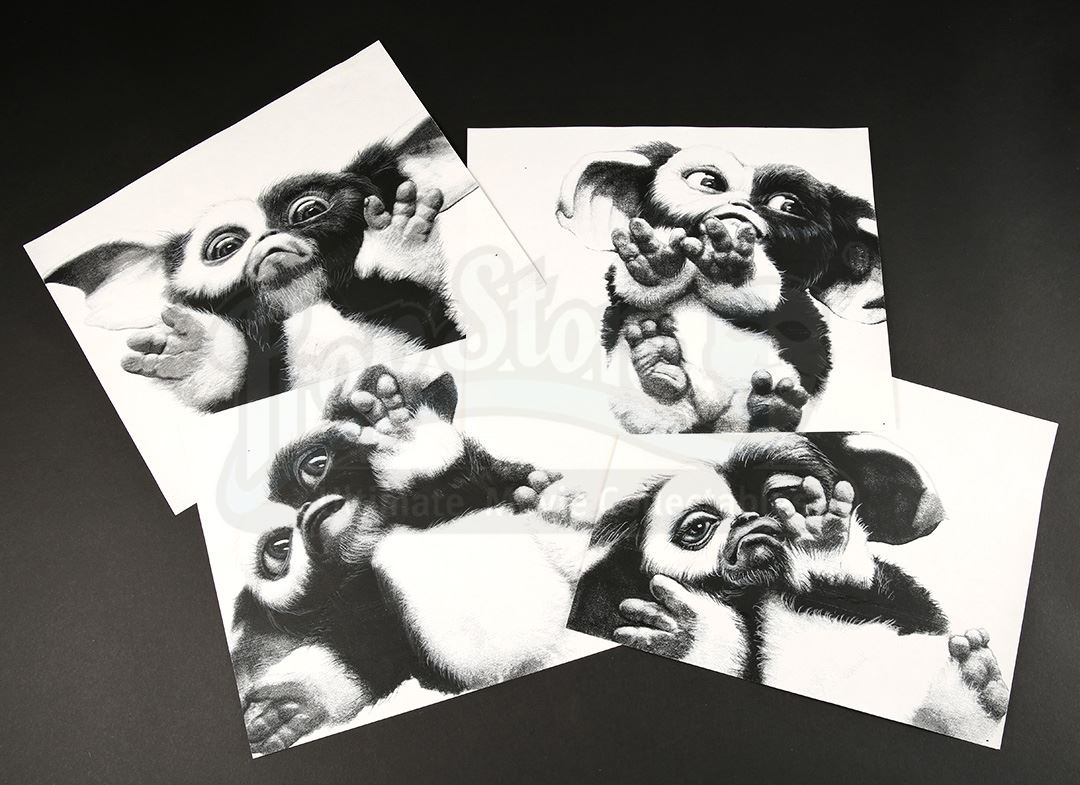 GREMLINS 2: THEW NEW BATCH (1990) - Set of 4 Gizmo Hand-Enhanced Xerox ...