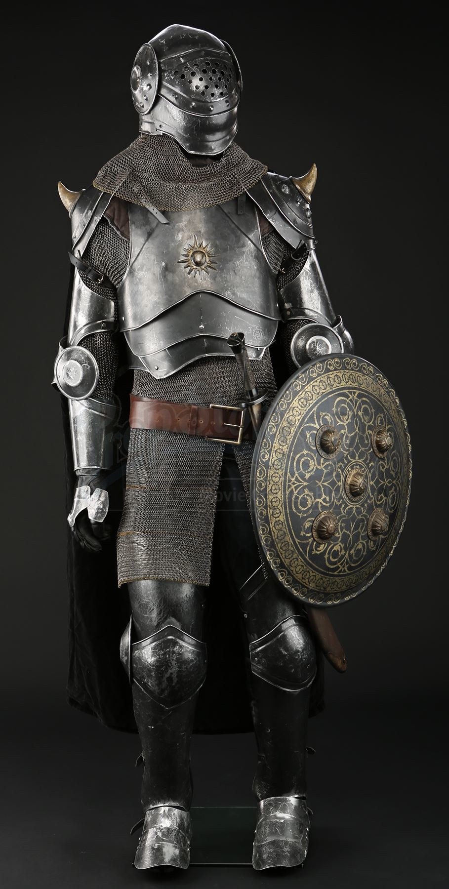 Mounted Knight Costume, Sword, and Shield