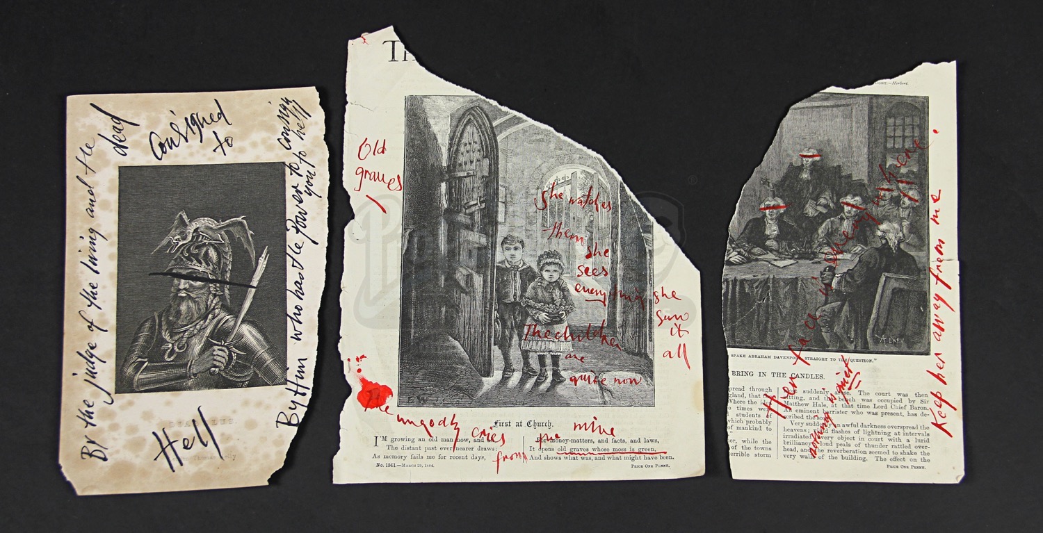 THE WOMAN IN BLACK – Jennet Humfrye's (Liz White) Scrawled Book Pages