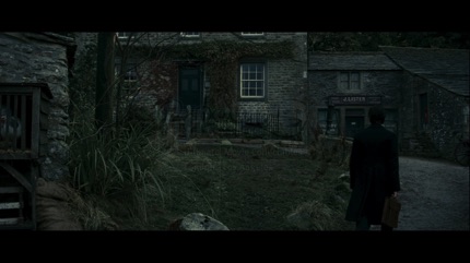 THE WOMAN IN BLACK - Crythin Gifford Post Office Open/Closed Sign