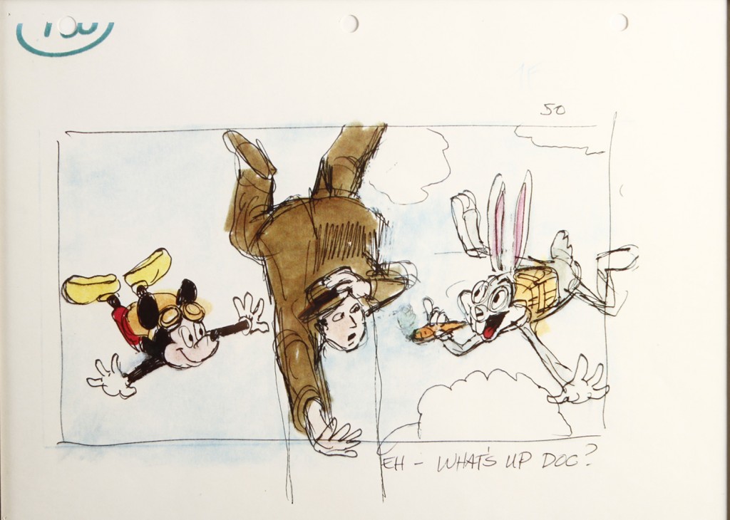 Rogger_Rabbit_Framed_SB_Mickey_&_Bugs_Falling_2_