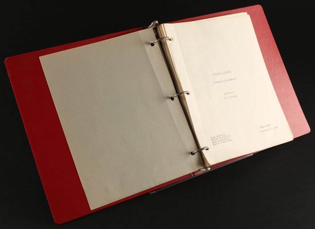 63344 Star Trek Original Series Director M OHerlithy Script Tomorrow is Yesterday_2