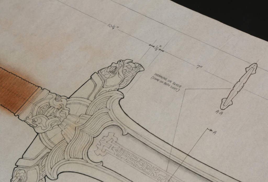 73542_Ron-Cobb-Hand-Drawn-Atlantean-Sword-Production-Drawing_3