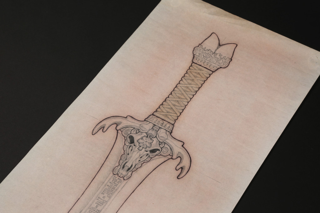 73541_Ron-Cobb-Hand-Drawn-Masters-Sword-Production-Drawing_3