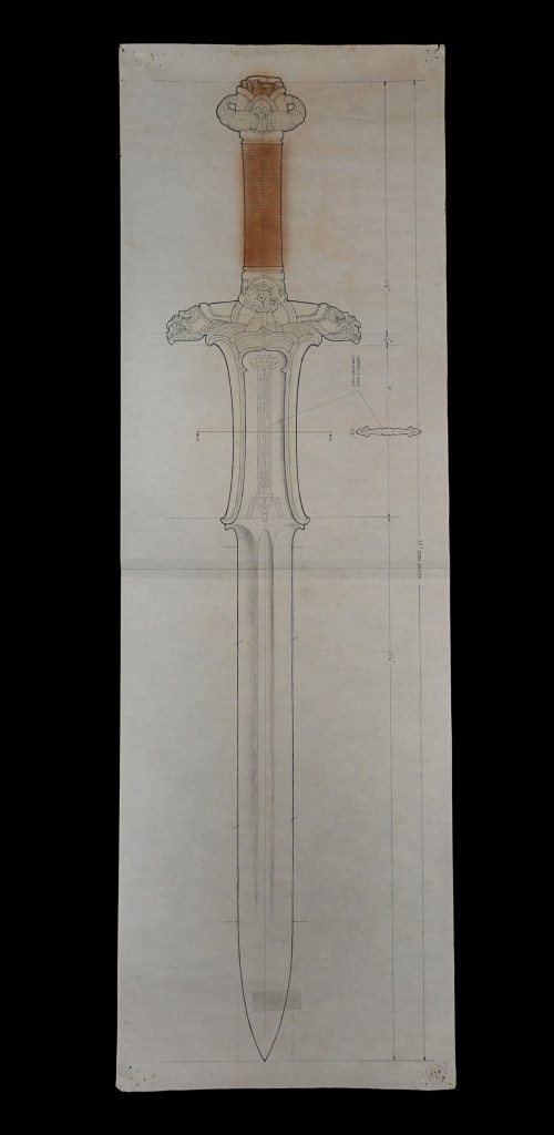 73542_Ron-Cobb-Hand-Drawn-Atlantean-Sword-Production-Drawing_1-catalogue