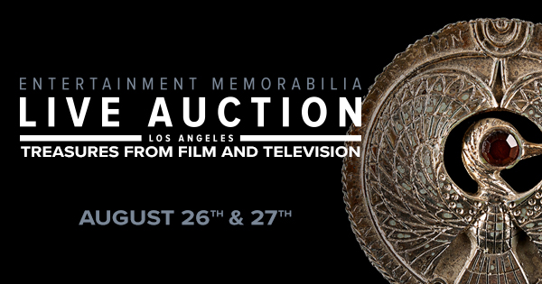 Entertainment Memorabilia Live Auction - Los Angeles - 2021