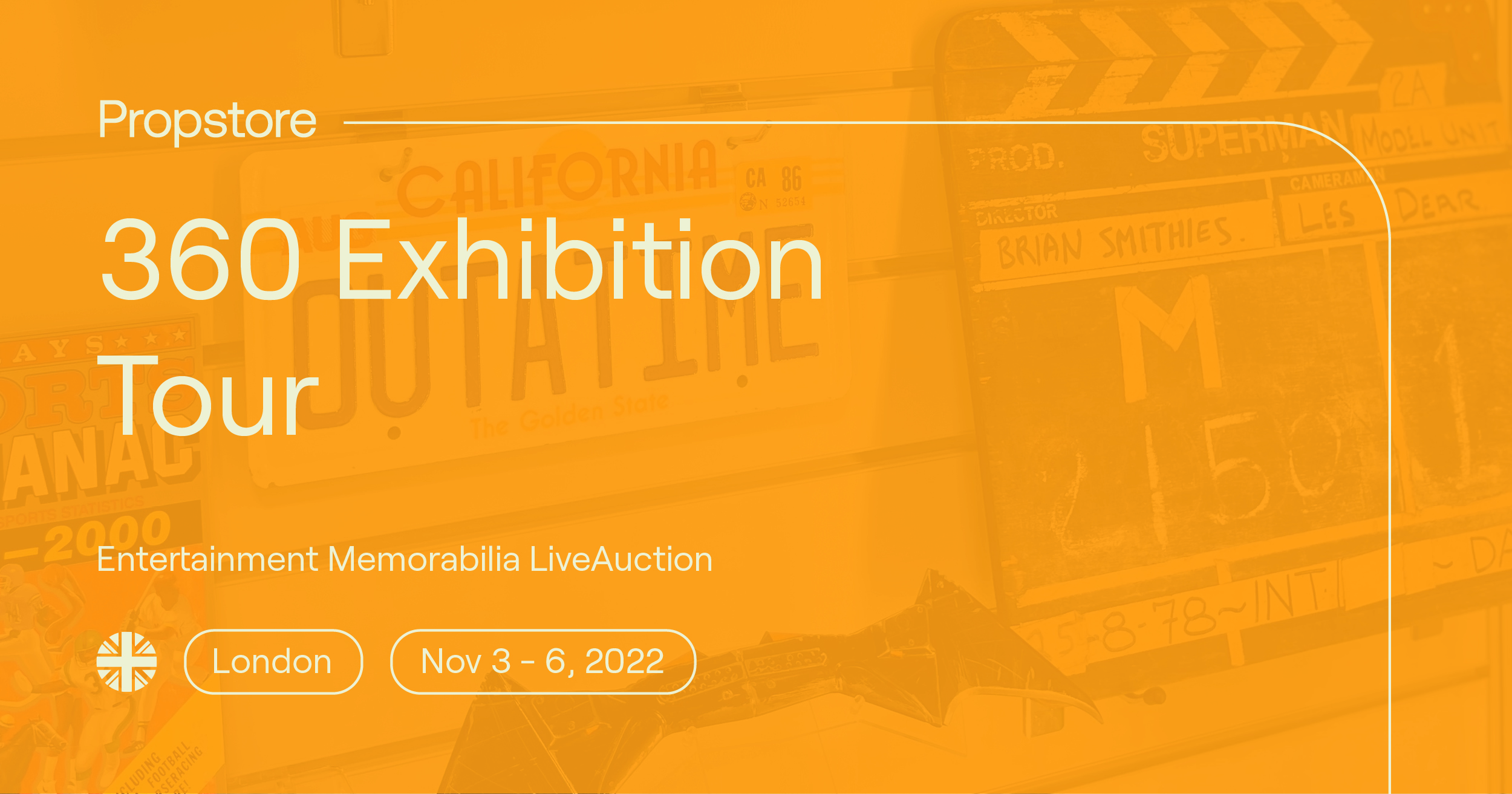 360 Exhibition Tour | Entertainment Memorabilia Live Auction – London